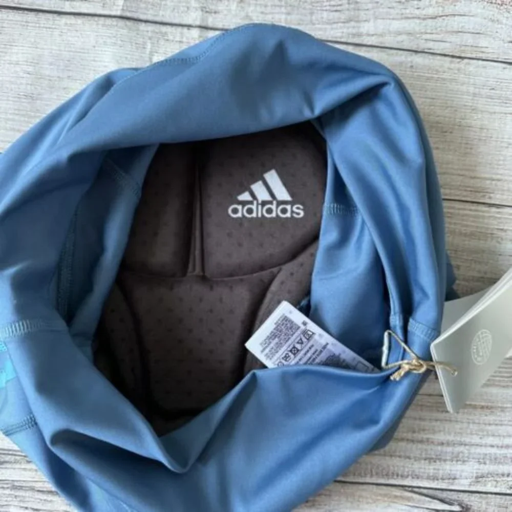 New Adidas Women's The Short Padded Cycling Shorts Ciclismo Altered Blue Bike